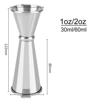 Stainless Steel Double Shot Jigger Set for Perfect Cocktails - Smarsty