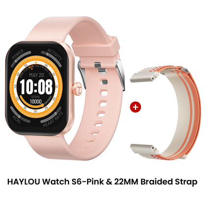 Haylou S6 Smartwatch With HD Display And Fitness Tracking - Smarsty