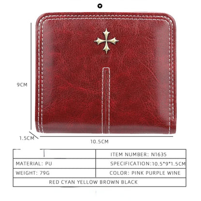 2023 New Mini Women Wallets Free Name Engraving Fashion Small Wallets Zipper PU Leather Quality Female Purse Card Holder Wallet