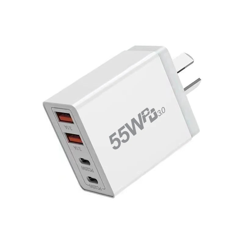 Efficient USB Type C Fast Smart Charger 55W PD Adapter - Smarsty