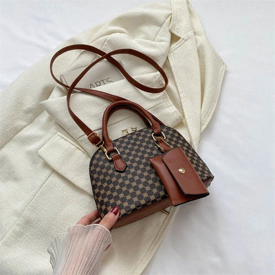 Lux Plaid Crossbody Bag For Women With Compact Mini Purse - Smarsty