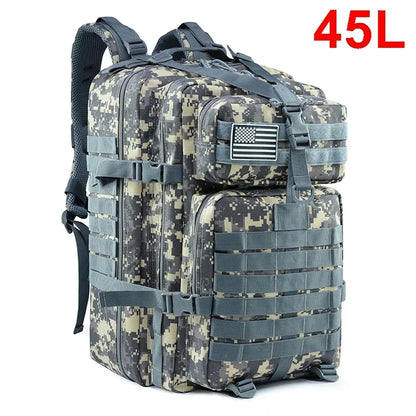 30/50L Tactical Backpacks Man Traveling Bags Survival Outdoor 3P Assault Pack EDC Molle Pack hiking Trekking Hunting Bag - Smarsty