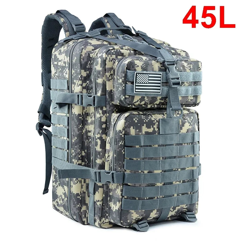 30/50L Tactical Backpacks Man Traveling Bags Survival Outdoor 3P Assault Pack EDC Molle Pack hiking Trekking Hunting Bag - Smarsty
