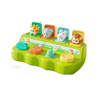 Montessori Pop up Animal Toys and Learning Boxes Enhance Logical Thinking and Motor Skills Suitable for Children's Birthday Gift - Smarsty