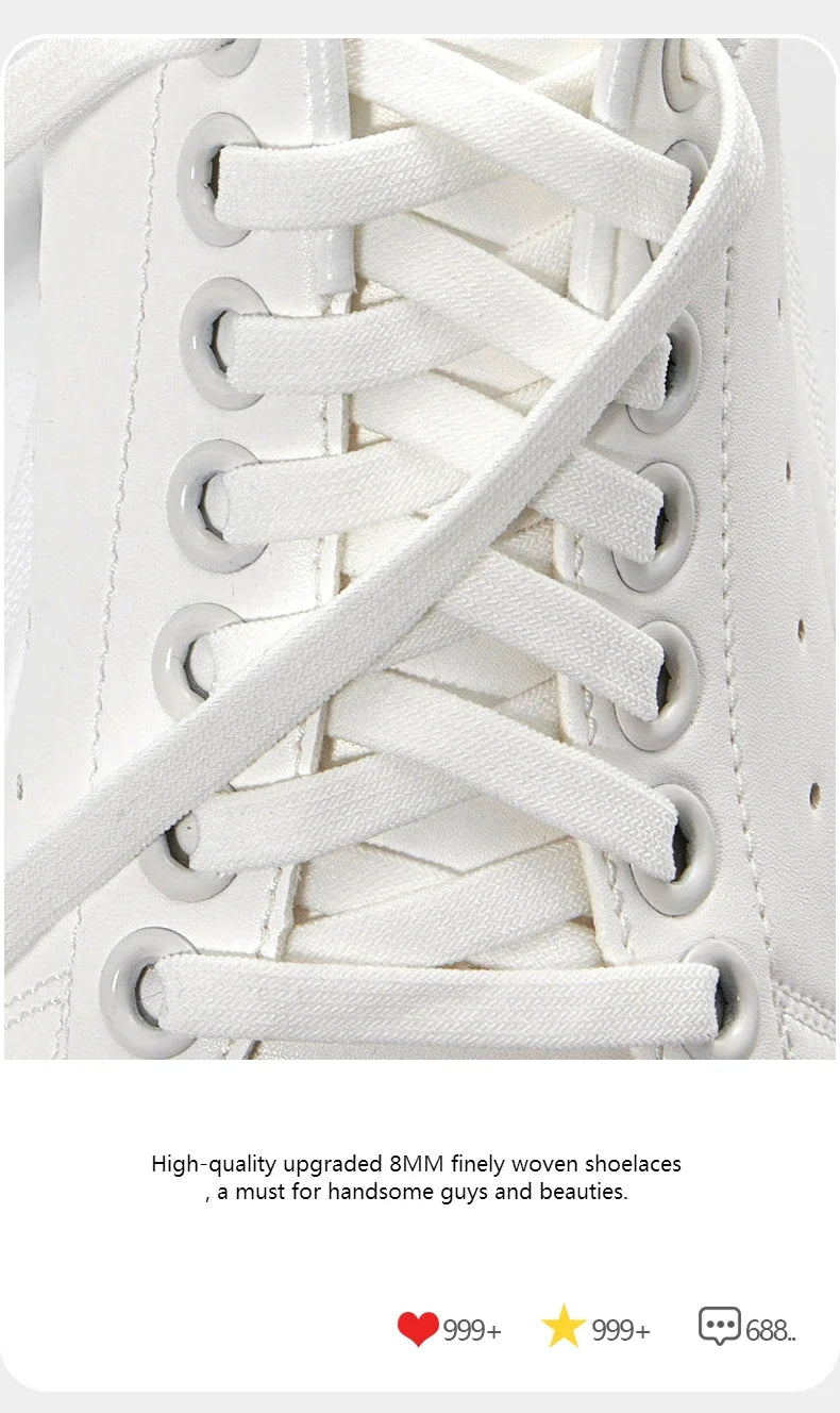 Flat Elastic Shoe Laces Sneakers No Tie Shoelaces for Shoes Tennis Quick Shoelace Clips Without Ties Shoe Accessories Kids Adult - Smarsty
