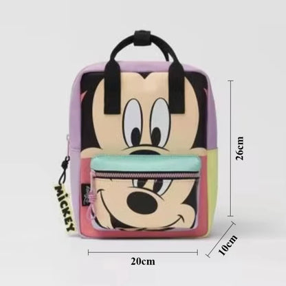 Mickey Mouse Canvas Backpack Large Capacity School Bag - Smarsty