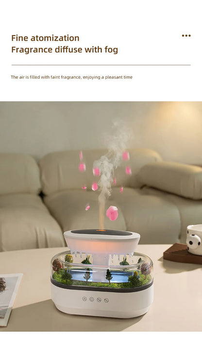 Colorful Ultrasonic Aroma Humidifier With Essential Oil Diffuser - Smarsty