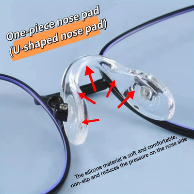 1/2/4pc Ultra-Soft Silicone Eyeglass Nose Pads Comfort Fit Glasses Frame Accessories Anti-Slip Nose Pads for Sports & Daily Wear - Smarsty