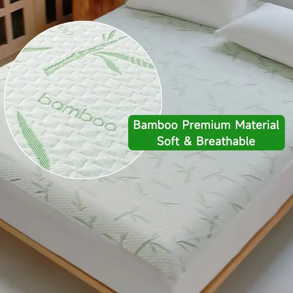 Waterproof Bamboo Mattress Cover with Deep Pocket - Smarsty