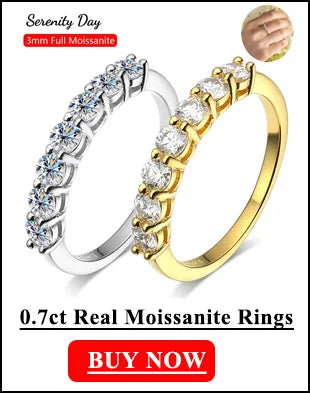 Moissanite Hoop Earrings Sterling Silver Bridal Sparkle - Smarsty