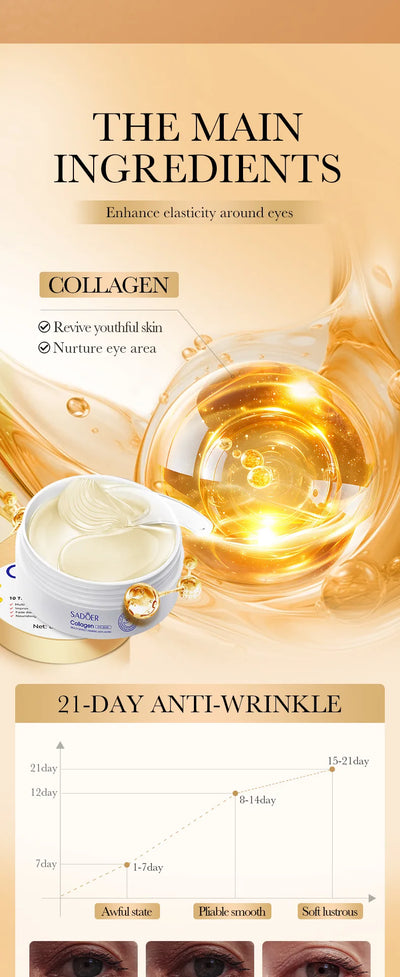 Crystal Collagen Eye Masks for Dark Circle Removal - Smarsty