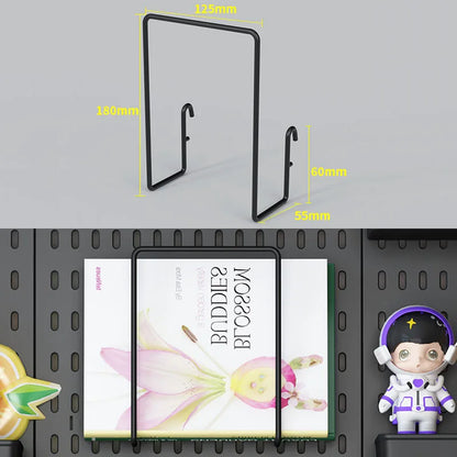 No Punching Pegboard Wall Organizer Panel Shelves For Gamer Room,bathroom,kitchen Storage Rack Organizer Pegboard Accessories by Smarsty