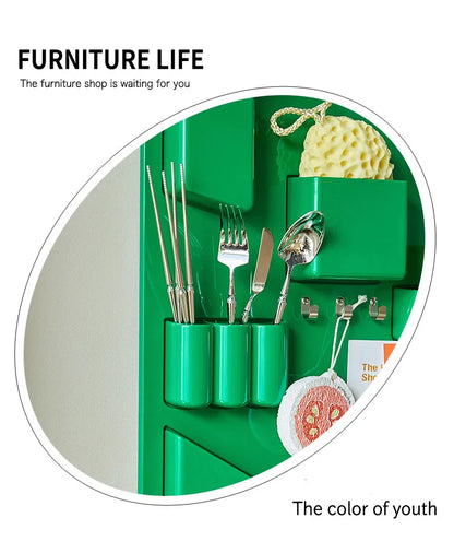 Wall-mounted Storage Rack with Hooks for Office, Kitchen and Workshop Children's Room Organizer with Adjustable Shelves by Smarsty