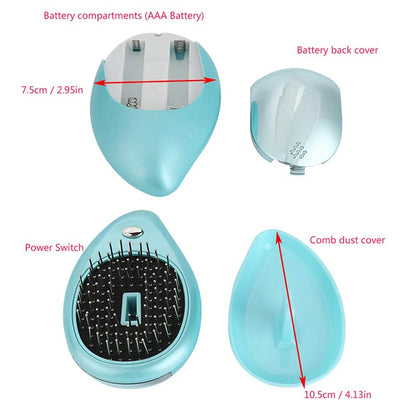 Portable Negative Ion Massage Comb for Scalp Relaxation - Smarsty