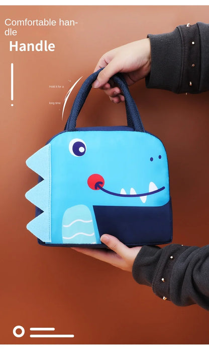 Cartoon Kids Lunch Bag With Thermal Insulation Waterproof - Smarsty
