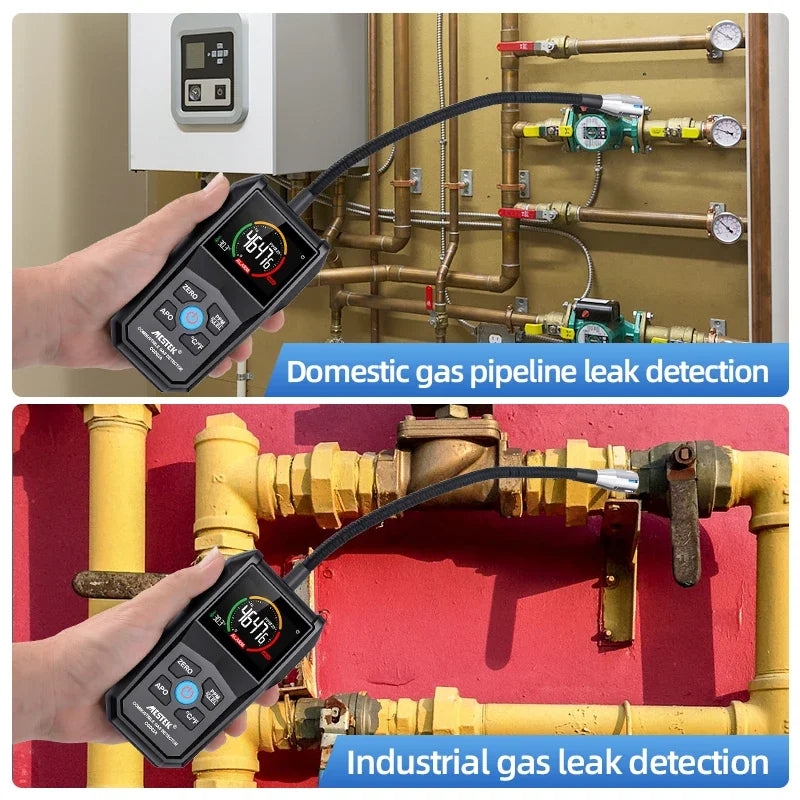 Gas Leak Detector with Sound and Light Alarm - Smarsty