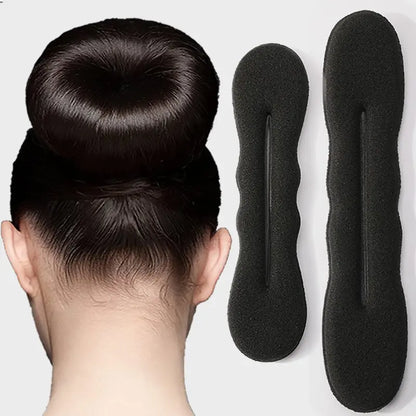 Easy Donut Bun Curler Hair Scrunchie Effortless Volume - Smarsty