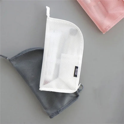 EVA Mesh Cosmetic Bag Travel Organizer With Portable Design - Smarsty