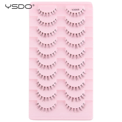 YSDO Natural Full Cat Eye False Eyelashes 3D Effect - Smarsty