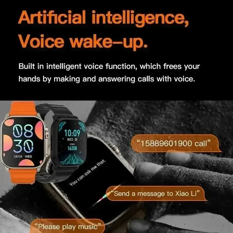2025 T900 Ultra 2 Smart Watch for Men Waterproof AMOLED Screen - Smarsty