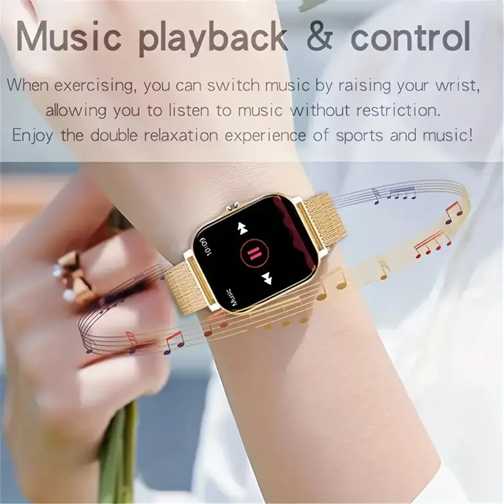 Smart Watch with Blood Pressure Monitor and Bluetooth Connectivity - Smarsty