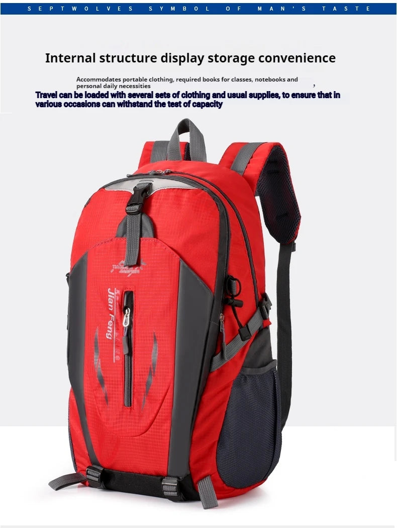 Outdoor Travel Backpack Big Capacity Fashion Travel Backpacks Men Climbing Travel Backpack Classic Sport Travel Backpacks - Smarsty
