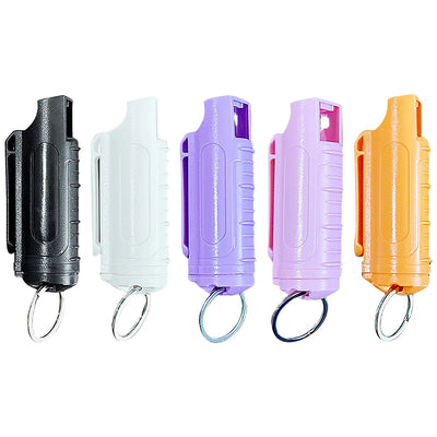 20ml Multipurpose Pepper Spray Keychain Reusable Self-Defense Outdoor Safety Keychains Plastic Personal Defense Spray for Women - Smarsty