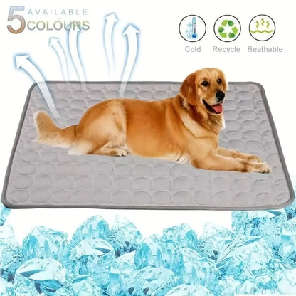 Cooling Summer Dog Mat Breathable Pet Bed Washable - Smarsty