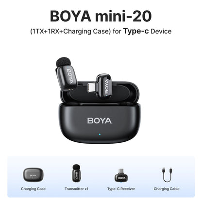 Boya Mini Wireless Lavalier Microphone for Mobile Recording - Smarsty