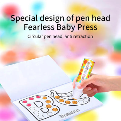Ohuhu Washable Large Dot Makers Bingo Pen Mini Graffiti Flowing Pen Washable Paint Signature Pen Watercolor Pen Painting Tools - Smarsty