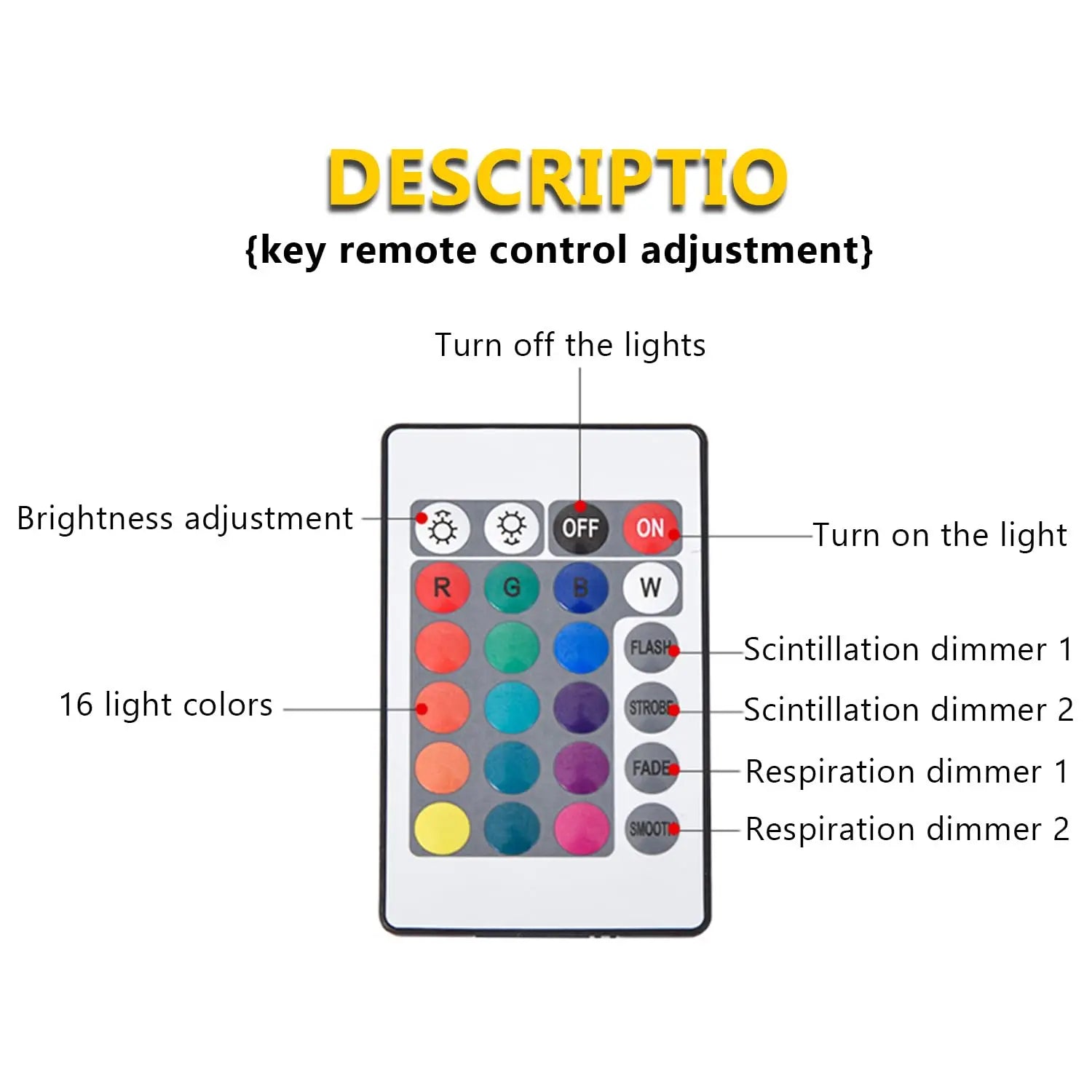 Ocean Wave Projector Light with 16 Color Options - Smarsty