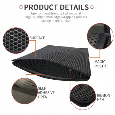 Double Layer Waterproof Cat Litter Mat for Easy Cleaning - Smarsty
