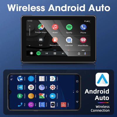 7 Inch Motorcycle GPS Navigation With Wireless CarPlay IP67 - Smarsty