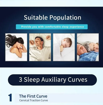 Memory Foam Orthopedic Neck Pillow for Pain Relief - Smarsty