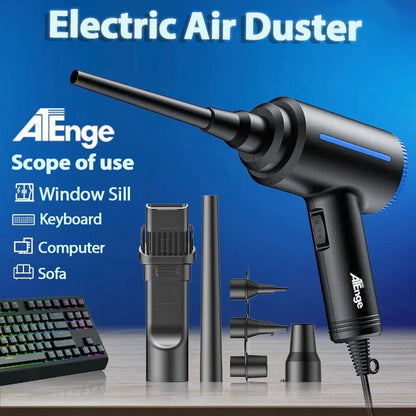 500W Electric Air Duster For PC Keyboard Cleaning Power