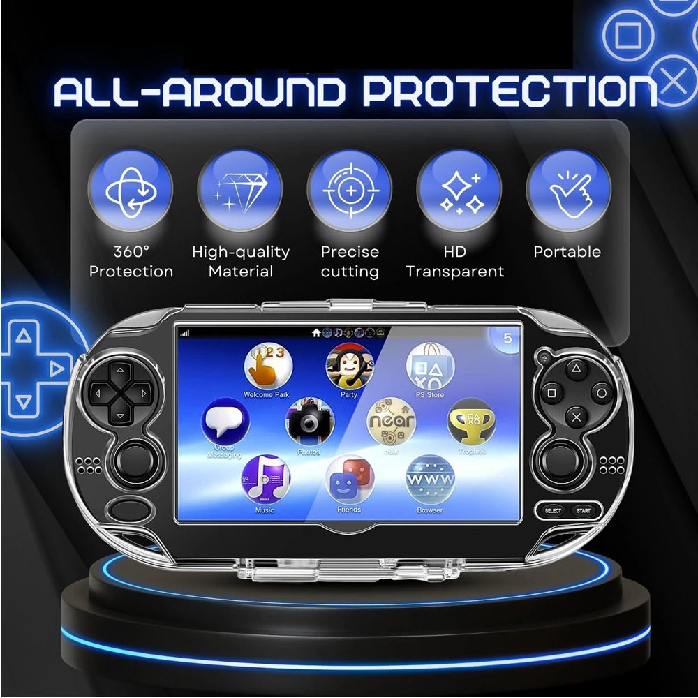 Protective Crystal Case for PS Vita 1000 All Around Defense - Smarsty