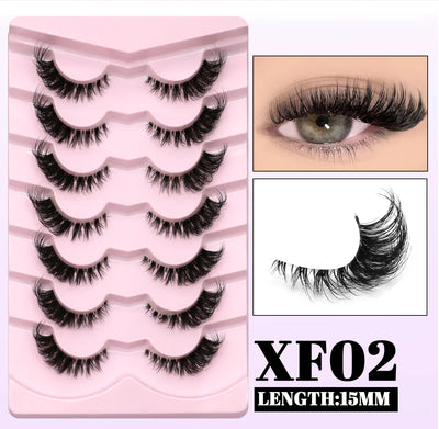 GROINNEYA Winged Cat Eye Faux Mink Lashes - Smarsty