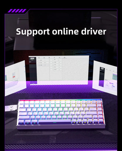 Mechanical Keyboard With Magnetic Switch RGB Gaming