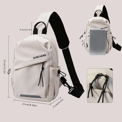Lightweight Nylon Crossbody Bag Unisex Chest Pack Travel - Smarsty