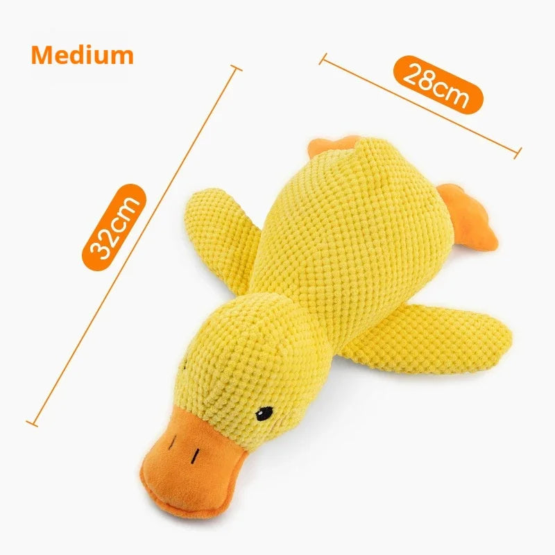 Plush Dog Toy Duck for Teeth Grinding Relief - Smarsty
