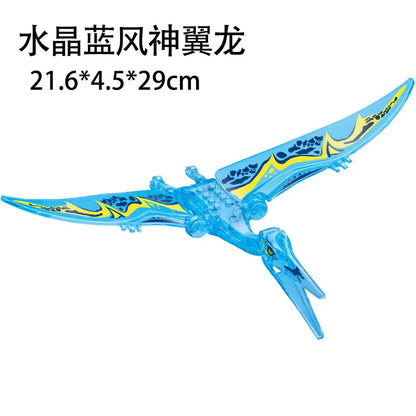 Jurassic World 3 Brutal Raptor Building Blocks Dinosaur Bricks Tyrannosaurus Indominus I-Rex Assemble Toy For Children by Smarsty