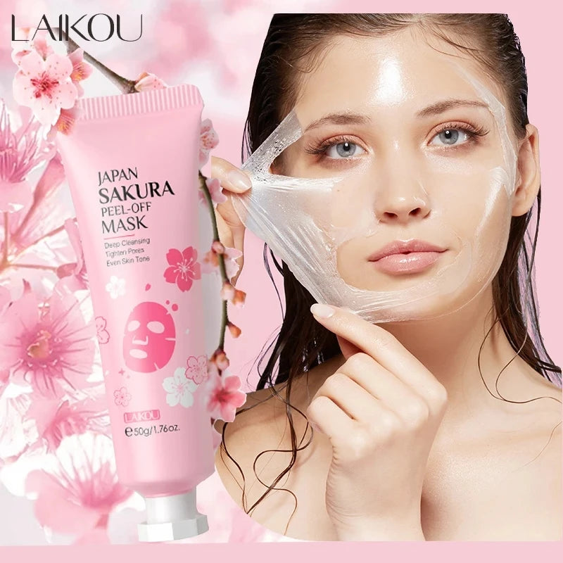 24K Gold Sakura Peeling Face Mask for Anti Aging - Smarsty