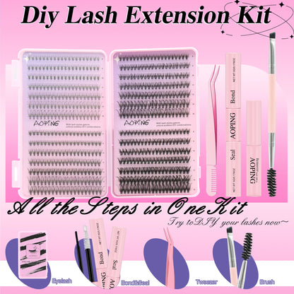 DIY False Eyelashes with Application Tools for All Styles - Smarsty