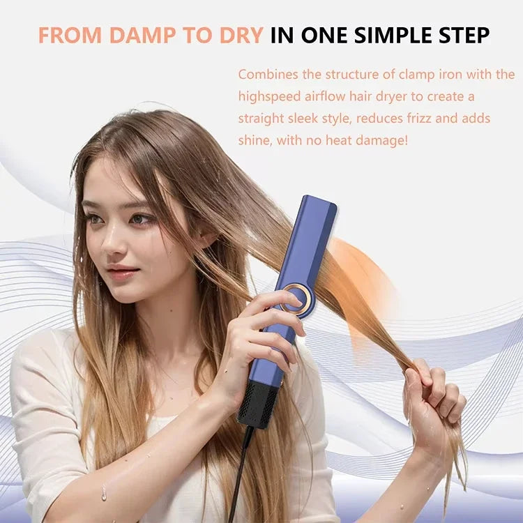 2 In 1 Hair Straightener And Dryer With Intuitive Airflow - Smarsty