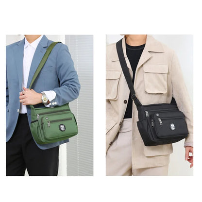 Mens Messenger Bag Crossbody Satchel Waterproof Oxford - Smarsty
