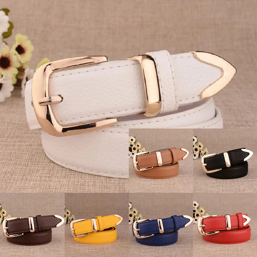 Women's Leather Trousers Belt High Quality Vintage Strap - Smarsty
