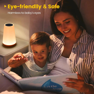 Color Changing USB Rechargeable Night Light with Remote Control - Smarsty