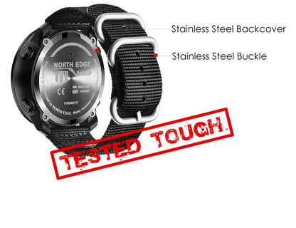 North Edge Men's Waterproof Digital Sports Watch with Altimeter - Smarsty