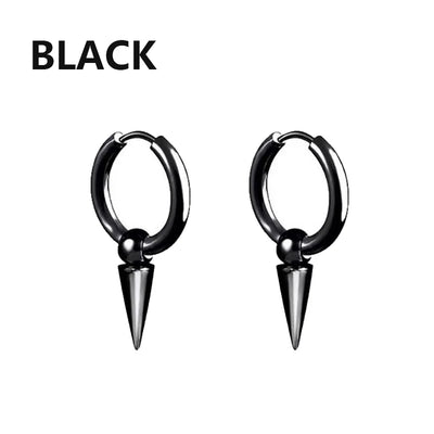 Punk Stainless Steel Stud Earrings Set for Men and Women - Smarsty