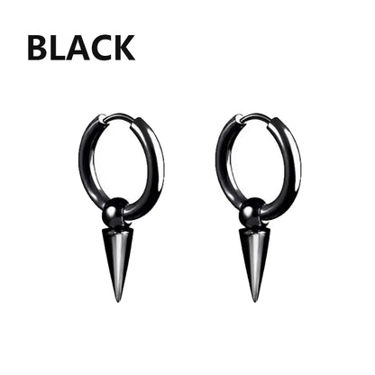 Punk Stainless Steel Stud Earrings Set for Men and Women - Smarsty
